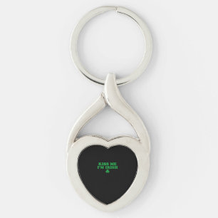 Chaveiro Beije-me Sou Irlandês Shamrock, Dia de São Patríci