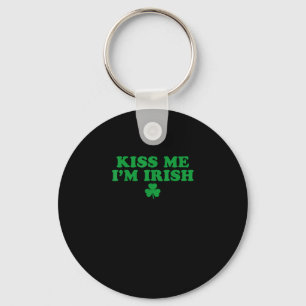 Chaveiro Beije-me Sou Irlandês Shamrock, Dia de São Patríci