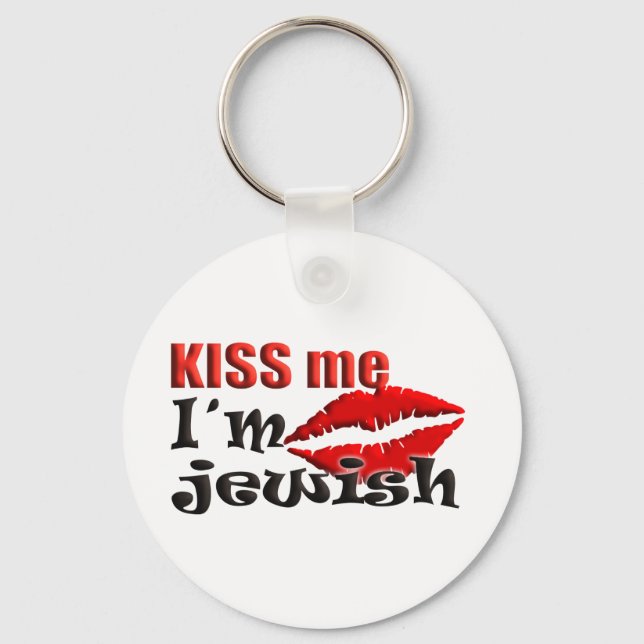 Chaveiro Beije-me Sou Judeu (Frente)