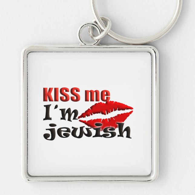 Chaveiro Beije-me Sou Judeu (Frente)