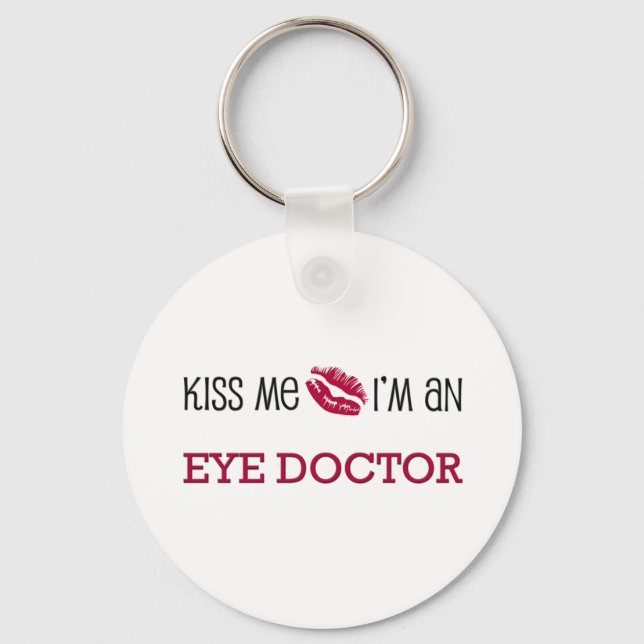Chaveiro Beije-me, sou um MÉDICO OLHO (Frente)