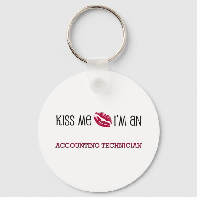 Chaveiro Beije-me Sou um TÉCNICO CONTABILISTA (Frente)