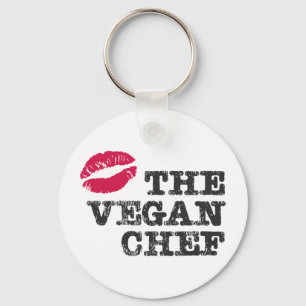 Chaveiro Beije o cozinheiro chefe do Vegan
