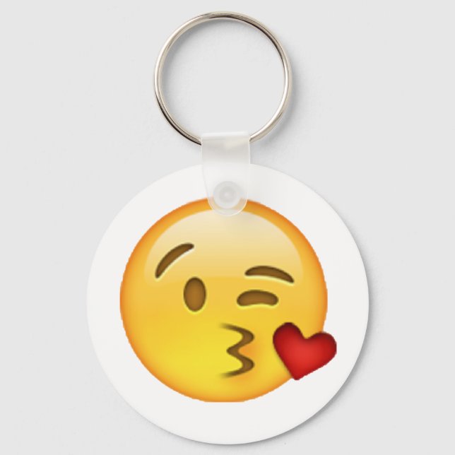 Chaveiro Beijo Jogador - Emoji (Frente)