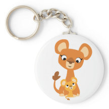 Bela animação Mãe Lionesa e Cub