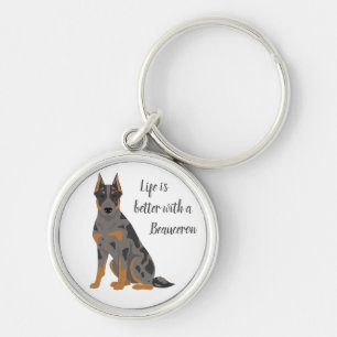 Chaveiro Bela. Cão pastor francês do short