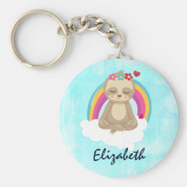 Chaveiro Bela Lama Marrom, Meditando em uma Nuvem