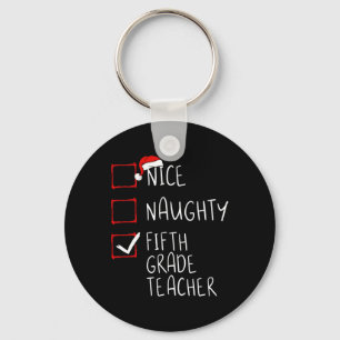 Chaveiro Bela Lista De Natal De Professores Do Quinto Grau