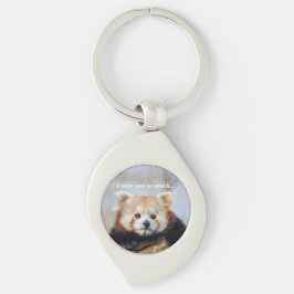 Chaveiro Bela Panda Vermelha Sente Tanta Falta De Você