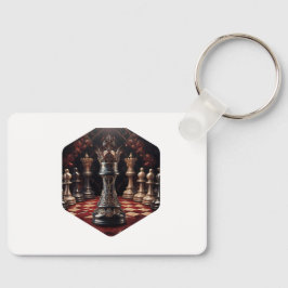 Chaveiro Bela peça de xadrez rochosa estilizada - A rainha