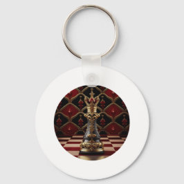 Chaveiro Bela peça de xadrez rochosa estilizada - A rainha