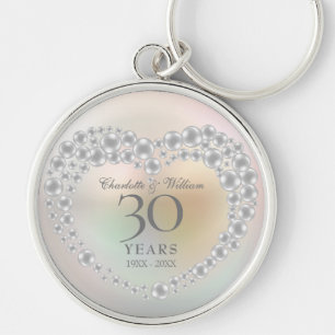 Chaveiro Bela Pérola 30º Aniversário de Casamento