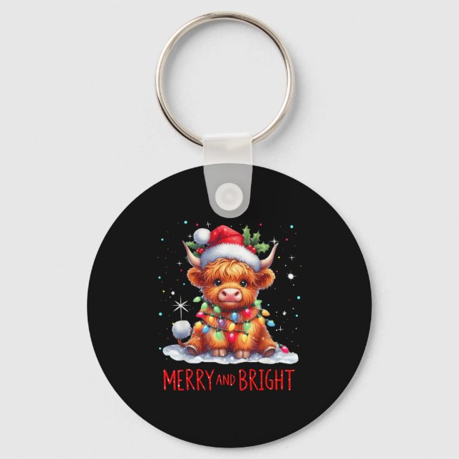 Chaveiro Bela Terra, Bela Vaca Vaca Vaca de Natal Feliz (Frente)