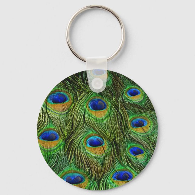 Chaveiro Belas Penas de Pavão (Frente)