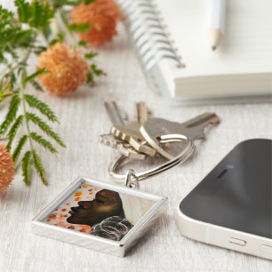 Chaveiro Beleza Africana - Pintura em aquarela