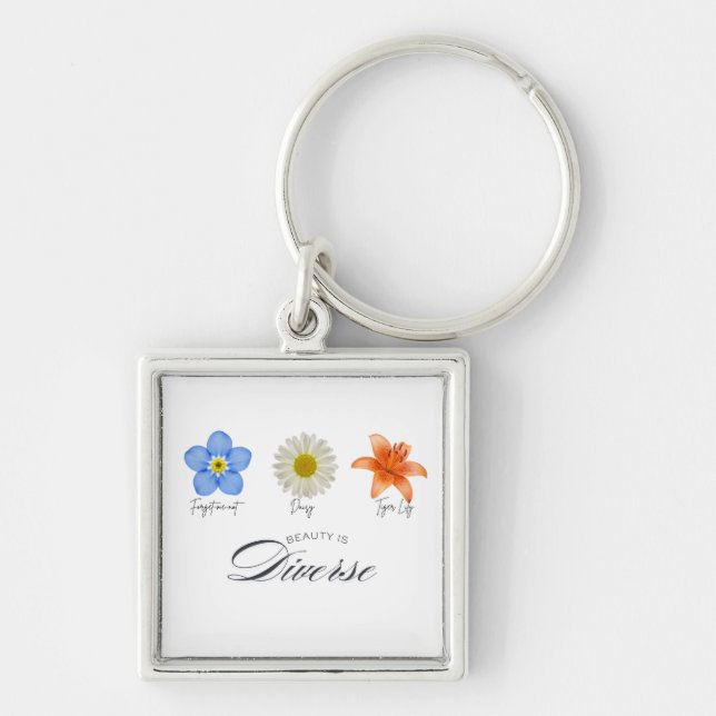 Chaveiro Beleza é Diverso (Frente)