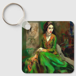 Chaveiro Beleza em Verde