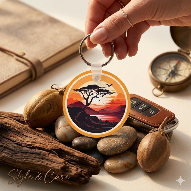 Chaveiro Beleza Natural - Perfeito para Amantes da Natureza (Natural Beauty - Perfect for Nature Lovers Keychain)
