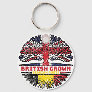 Chaveiro Bélgica Bélgica Bélgica Reino Unido British Tree