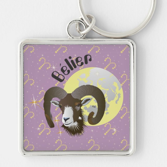 Chaveiro Bélier 21 mars au 20 avril Porte-clés (Frente)