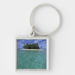 Chaveiro Belize, Barrier Reef, ilha sem nome ou gaivota.