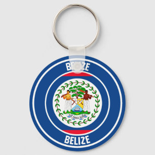 Chaveiro Belize Round Emblem