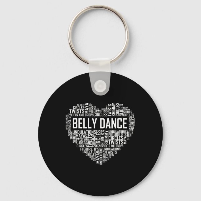 Chaveiro Belly Dance Lover Gift Belly Dancer Dancer Bofias (Frente)