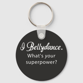 Chaveiro Bellydance Superpower Round Keychain