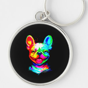 Chaveiro Belo Bulldog Francês Para O Fresco Francês
