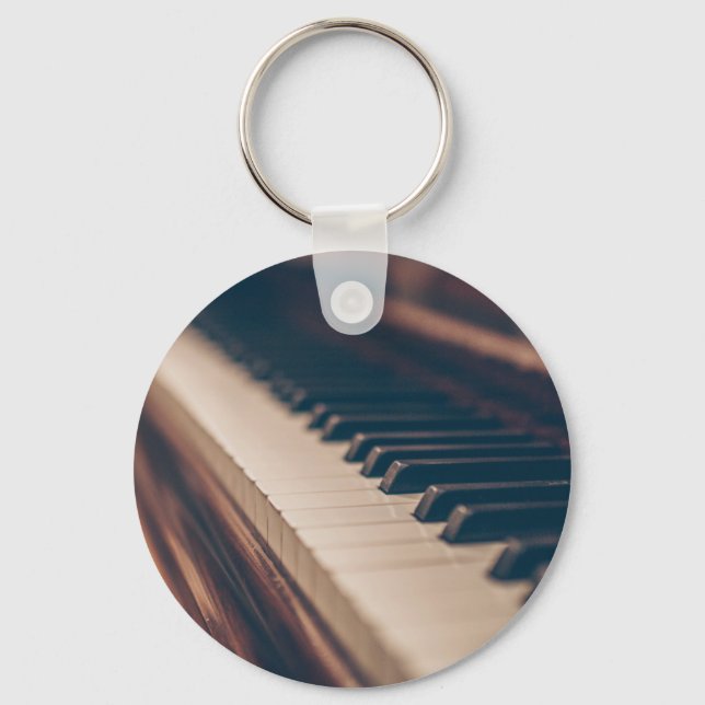 Chaveiro Belo Design de Piano (Frente)