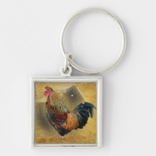 Chaveiro Belo galo e costeleta de frango de casca russa