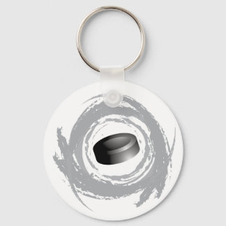 Chaveiro Belo Grunge Circular de Hockey