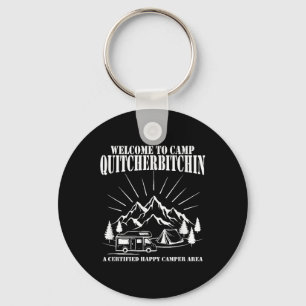 Chaveiro Bem-vindo ao Acampamento Quitcherin