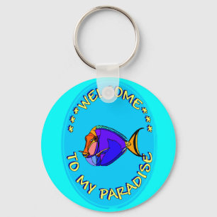 CHAVEIRO BEM-VINDO AO MEU PARAÍSO