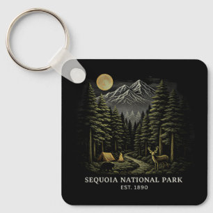 Chaveiro Bem-vindo ao Parque Nacional Sequoia EUA