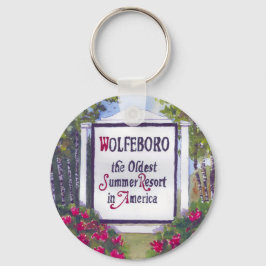 Chaveiro Bem-vindo ao Sinal de Wolfeboro NH