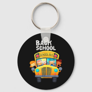 Chaveiro Bem-Vindo De Volta À Escola Eu Amo A Minha Escola 