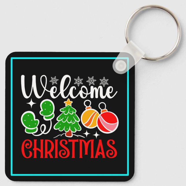 Chaveiro Bem-vindo Natal-63758 (Verso)