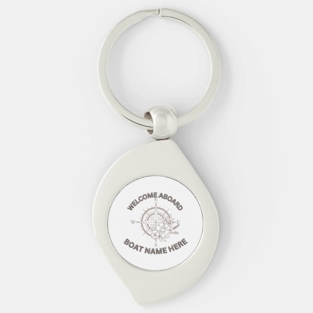 Chaveiro Bem-vindos a bordo dos escudos (Frente)