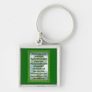 Chaveiro Bênção irlandesa verde