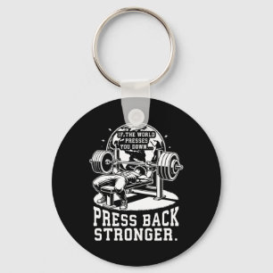 Chaveiro Bench - Malhação de Workout Gym de Criação de Anim