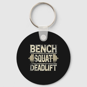 Chaveiro Bench Squat Deadlifo Barbell Bodybuilding