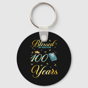 Chaveiro Bendito Por Deus Por 100 Anos De Idade 100º Aniver