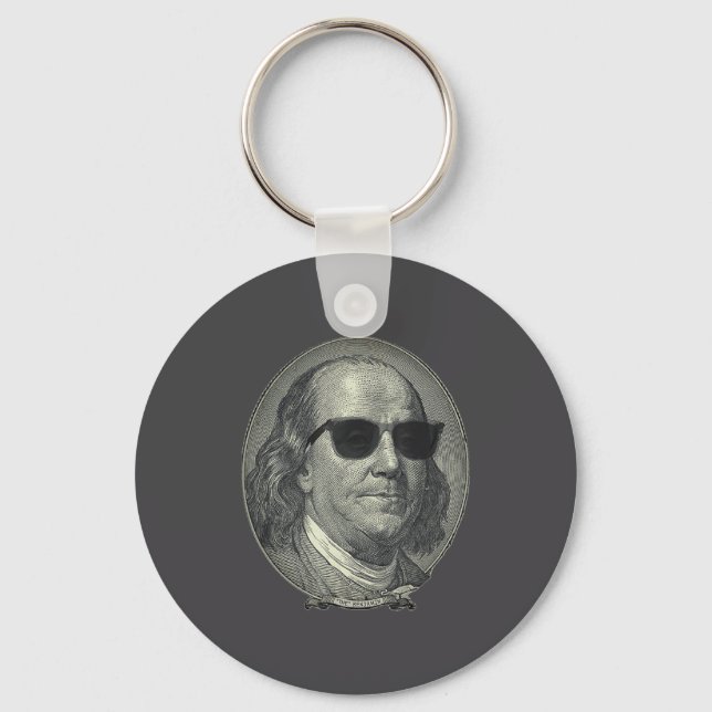 Chaveiro Benjamin Franklin The Benjamin Its All About  (Frente)