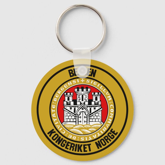 Chaveiro Bergen Round Emblem (Frente)