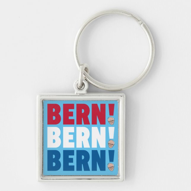 Chaveiro Bern Bern Bern Bernie Sanders (Frente)