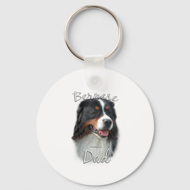 Chaveiro Bernese Mountain Dog Pai 2 (Frente)