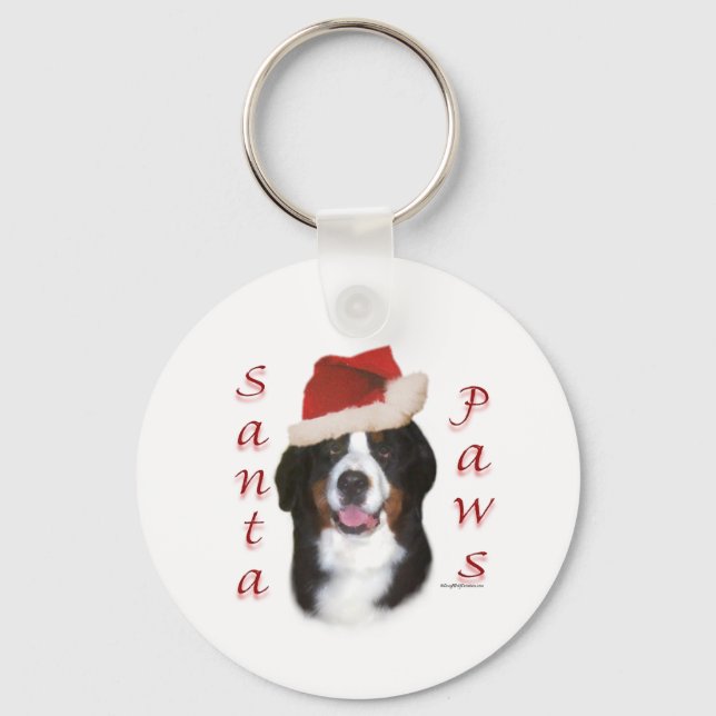 Chaveiro Bernese Mountain Dog - Papais noeis (Frente)