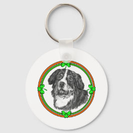 Chaveiro Bernese Mtn Dog St Patricks
