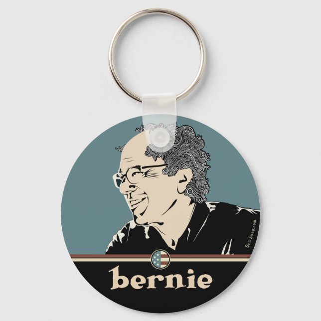 Chaveiro Bernie Sanders 2016 (Frente)